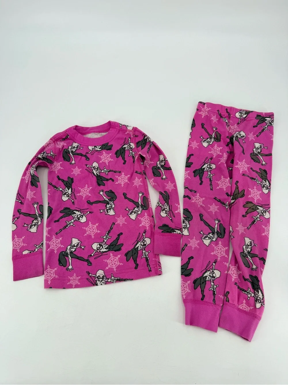 Hanna Andersson Spidey Adventures Spiderman Pink Pajamas 4 100